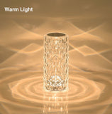 Shimmering Serenity Crystal Lamp