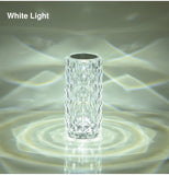 Shimmering Serenity Crystal Lamp