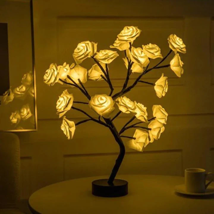 Bonsai Bloom Rose Lamp